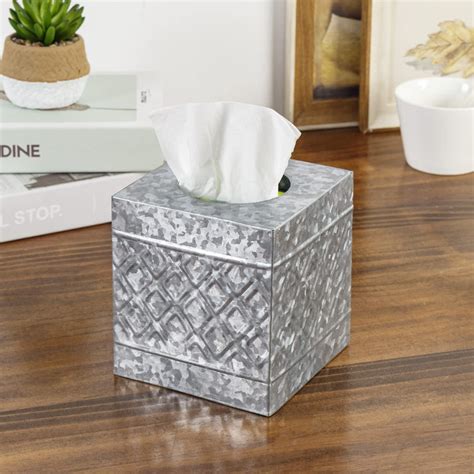 brass metal square tissue box cover|galvanized tissue box cover.